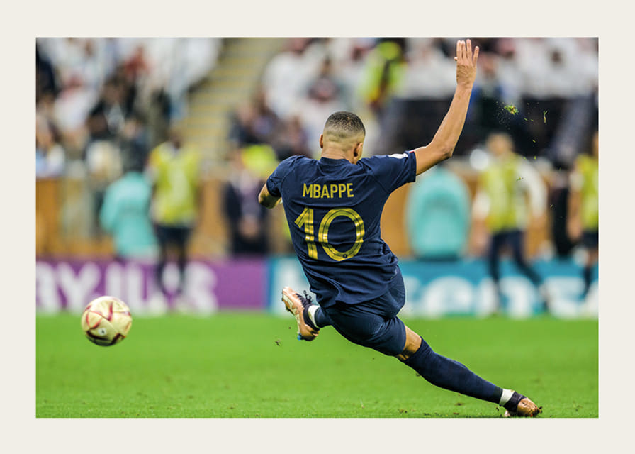 Kylian Mbappé fotbolls-VM Doha Qatar 2022-12