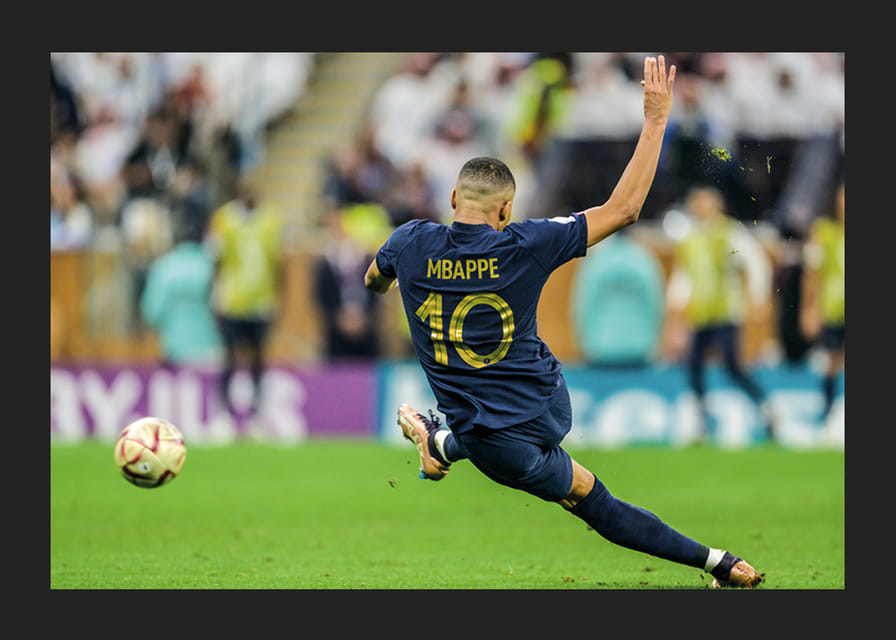 Kylian Mbappé fotbolls-VM Doha Qatar 2022-12