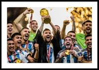 Lionel Messi oslavuje s Argentínou po víťazstve na MS 2022 v Katare-0