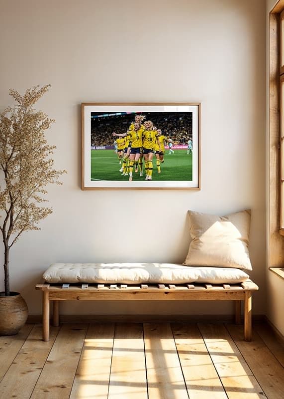 Poster Fotbolls-VM Australien 2023 crossfade