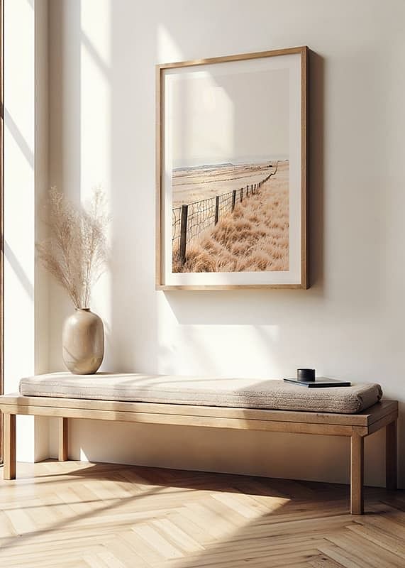 Poster from the nature category with a photograph of a vast grassy landscape-12