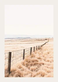 Poster from the nature category with a photograph of a vast grassy landscape-3