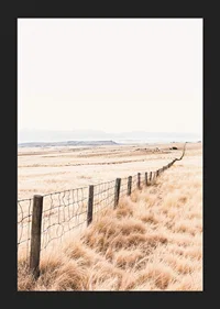 Poster from the nature category with a photograph of a vast grassy landscape-5