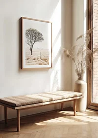 Poster från kategorin natur med ett fotografi som visar ett ensamt träd i ett öppet landskap-8
