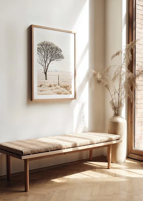 Poster från kategorin natur med ett fotografi som visar ett ensamt träd i ett öppet landskap-12