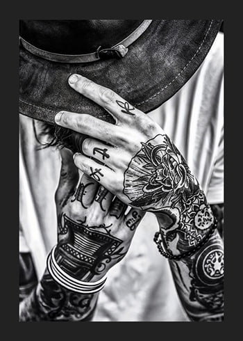 Poster Tattooed Identity