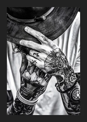 Poster Tattooed Identity