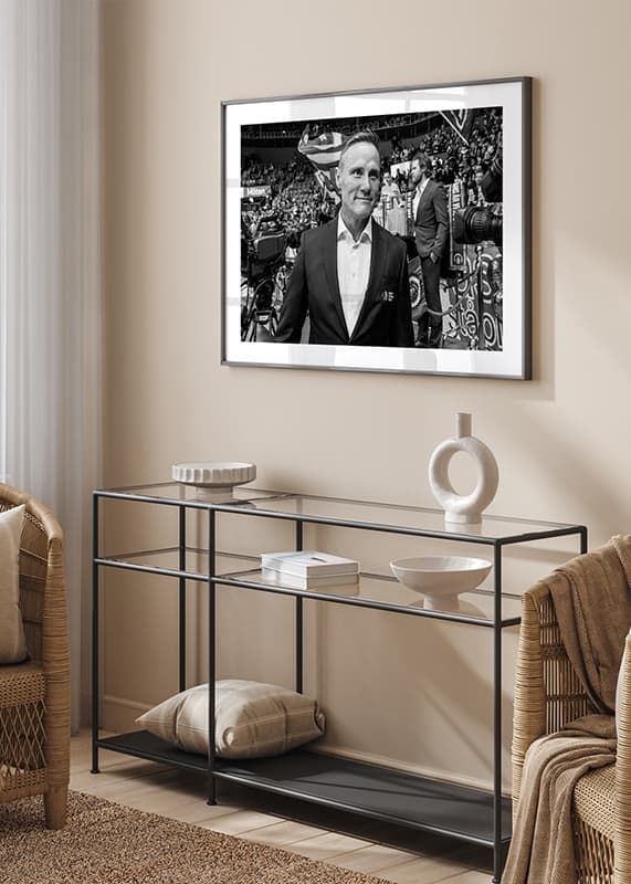 Poster Frölunda HC Roger Rönnberg 03 B&W crossfade