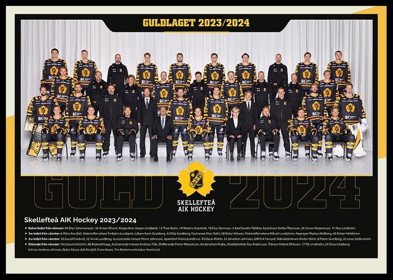 Guldlaget 2024 Skellefteå AIK-12