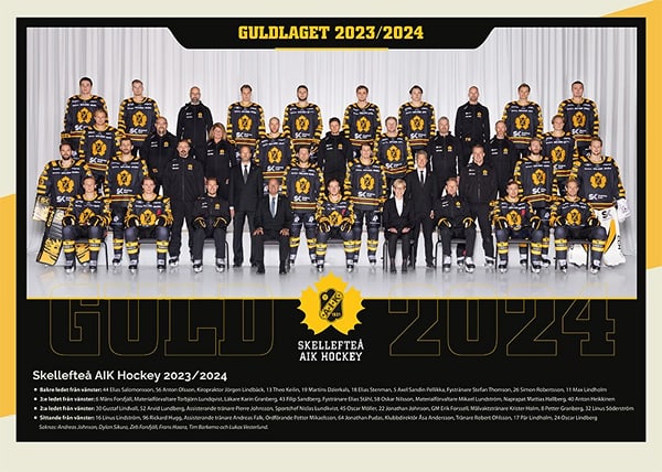 Poster Guldlaget 2024 Skellefteå AIK