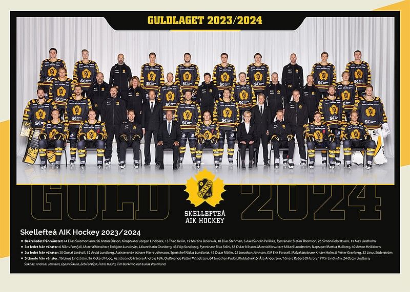 Guldlaget 2024 Skellefteå AIK-12
