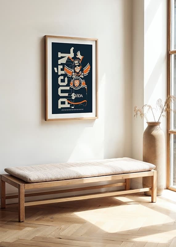 Poster Robert Rosén Sketch Växjö Lakers crossfade