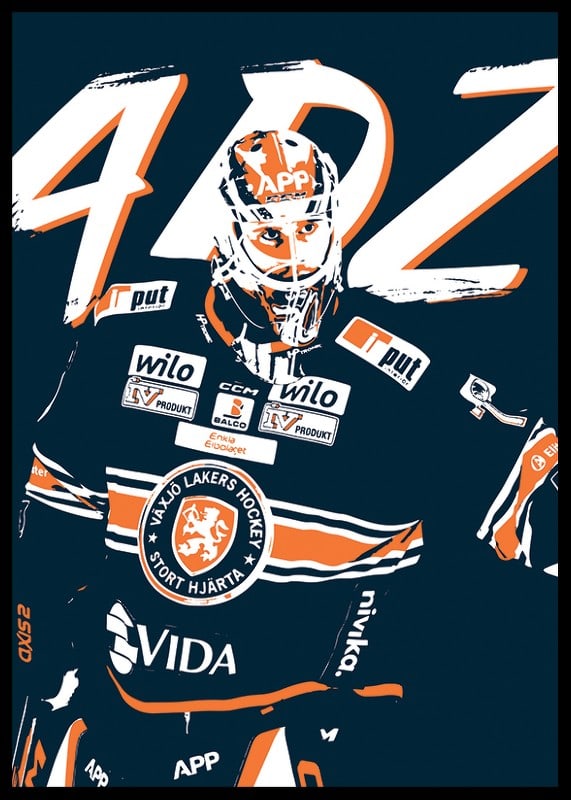 Adam Åhman Sketch Växjö Lakers-12