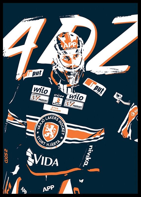 Adam Åhman Sketch Växjö Lakers-12