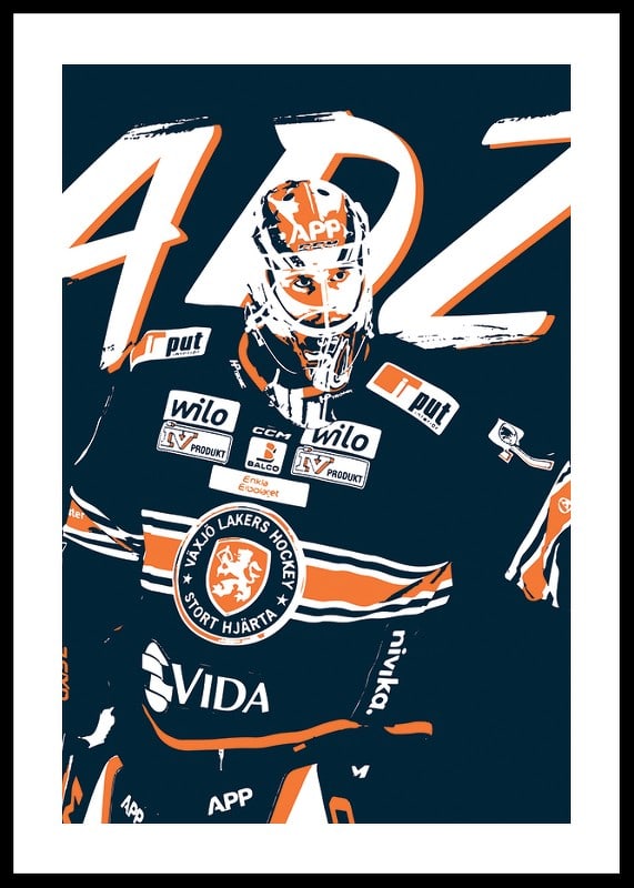 Adam Åhman Sketch Växjö Lakers-12