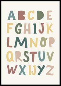 Poster met het alfabet voor kinderen-6