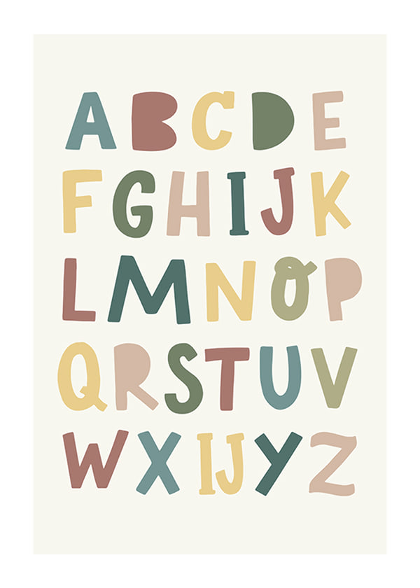Poster Kinder Alfabet