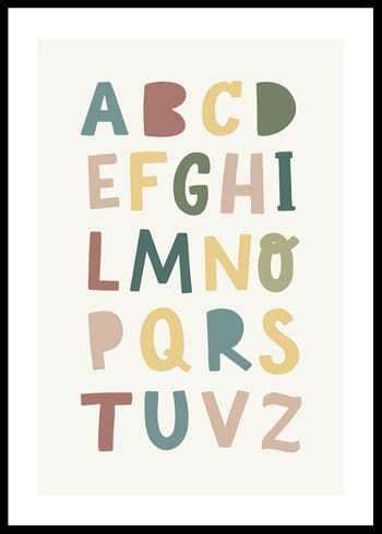 Poster Alfabeto Bambini