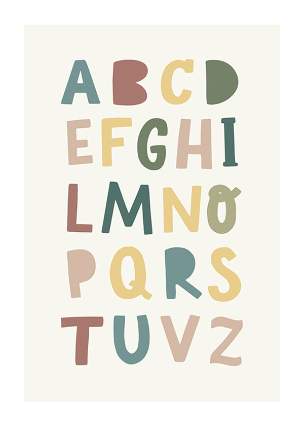 Poster Alfabeto Bambini