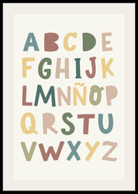 Cartel del abecedario para niños-2