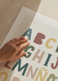 Cartel del abecedario para niños-5