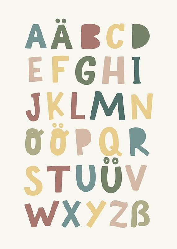 Alphabet Poster für Kinder-12
