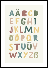 Alphabet Poster für Kinder-0