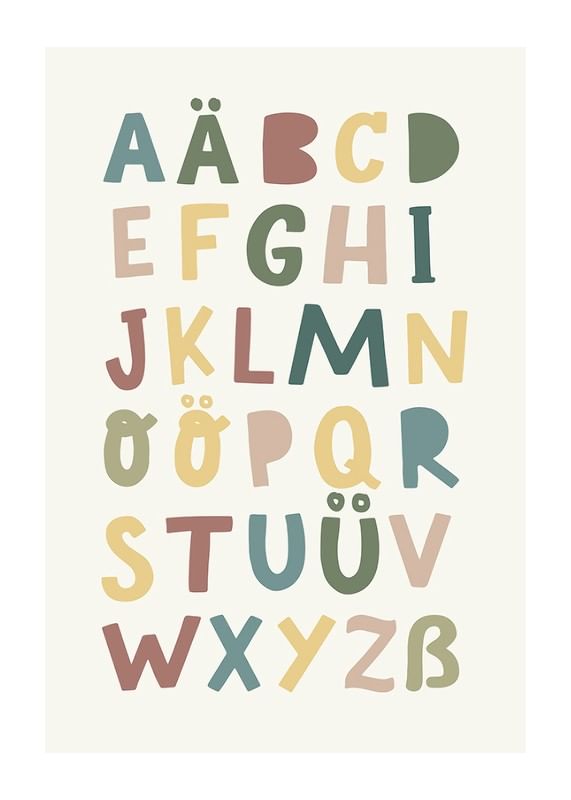 Alphabet Poster für Kinder-12