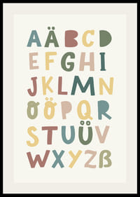 Alphabet Poster für Kinder-2