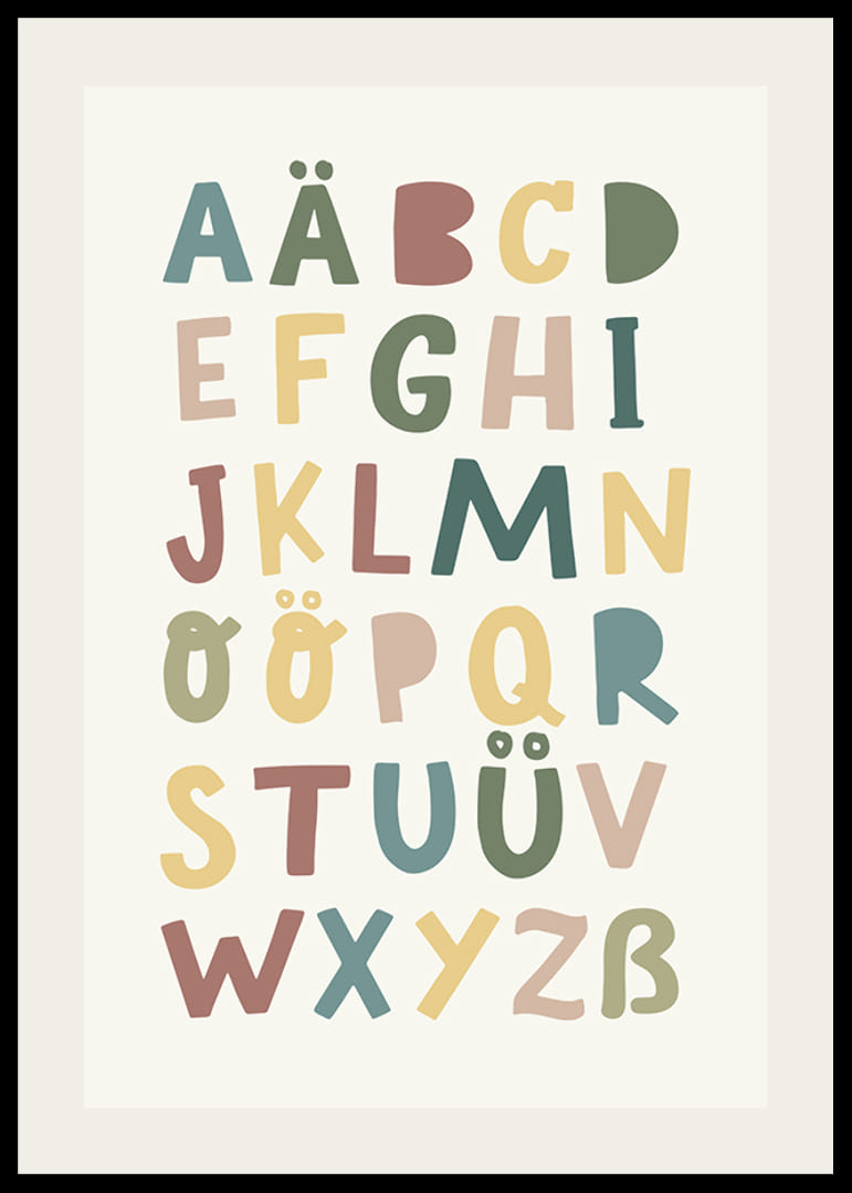 Alphabet Poster für Kinder-12