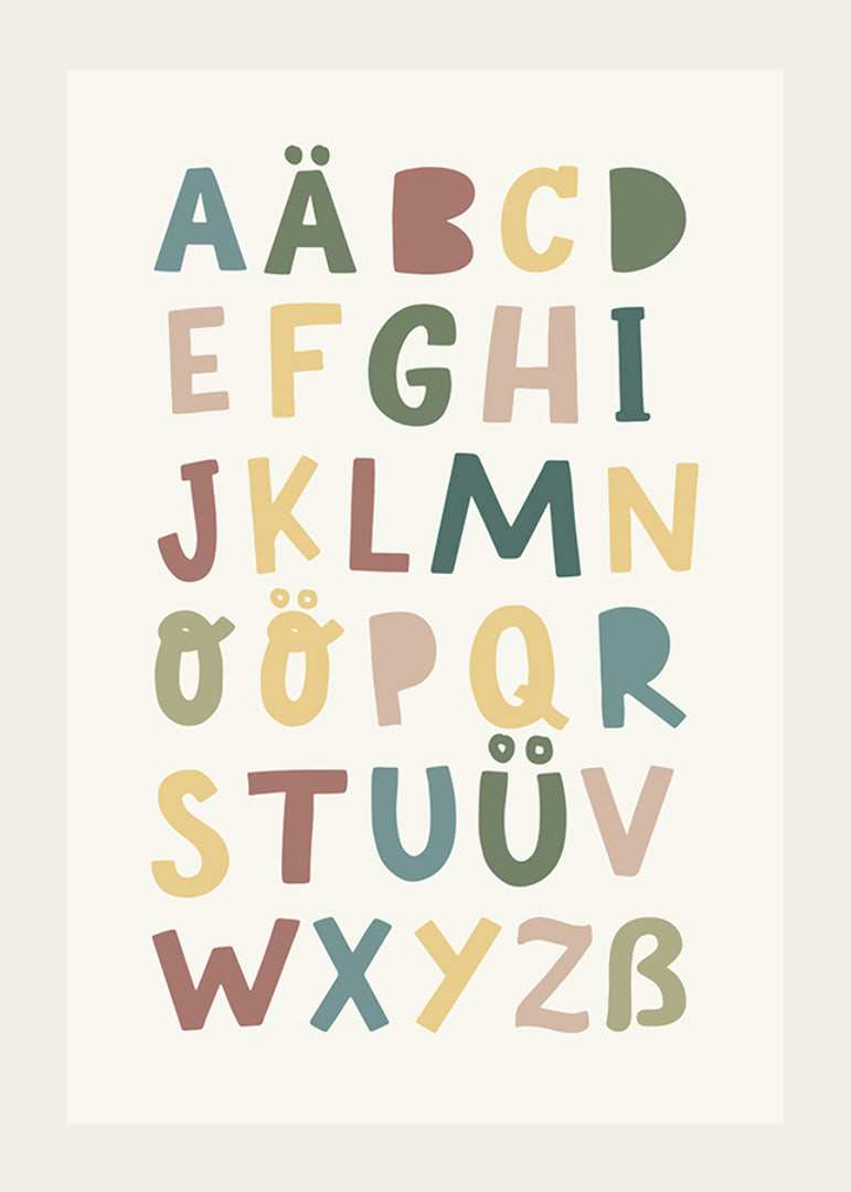Alphabet Poster für Kinder-12