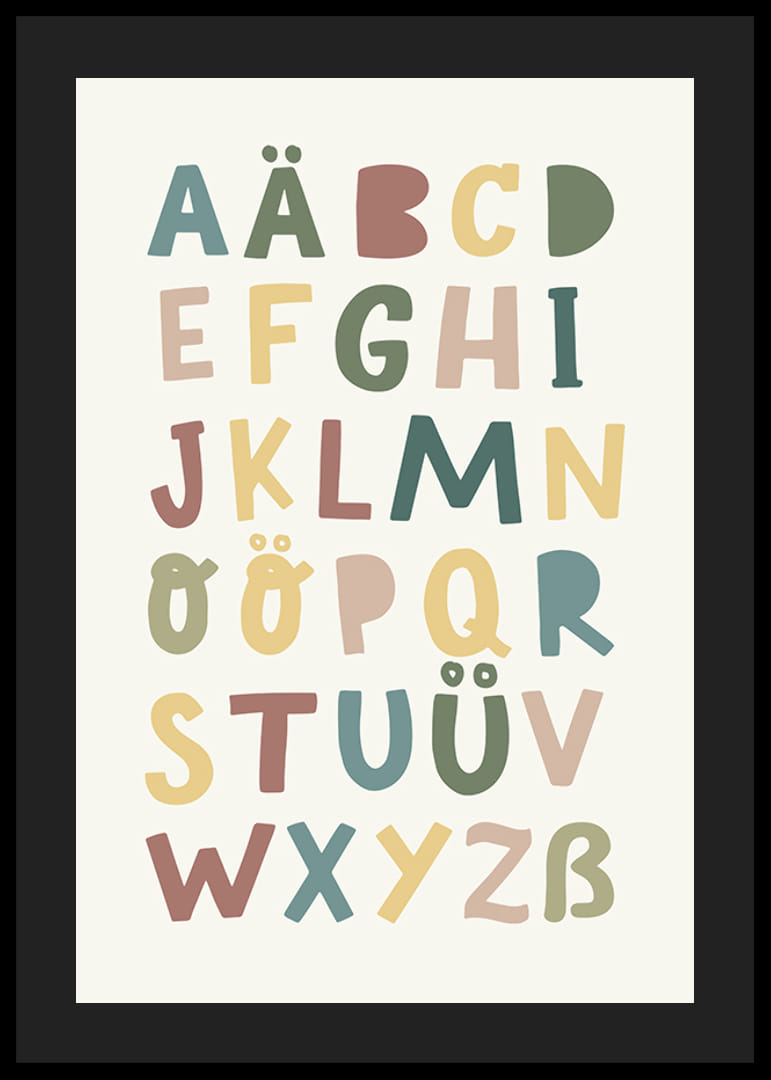 Alphabet Poster für Kinder-12