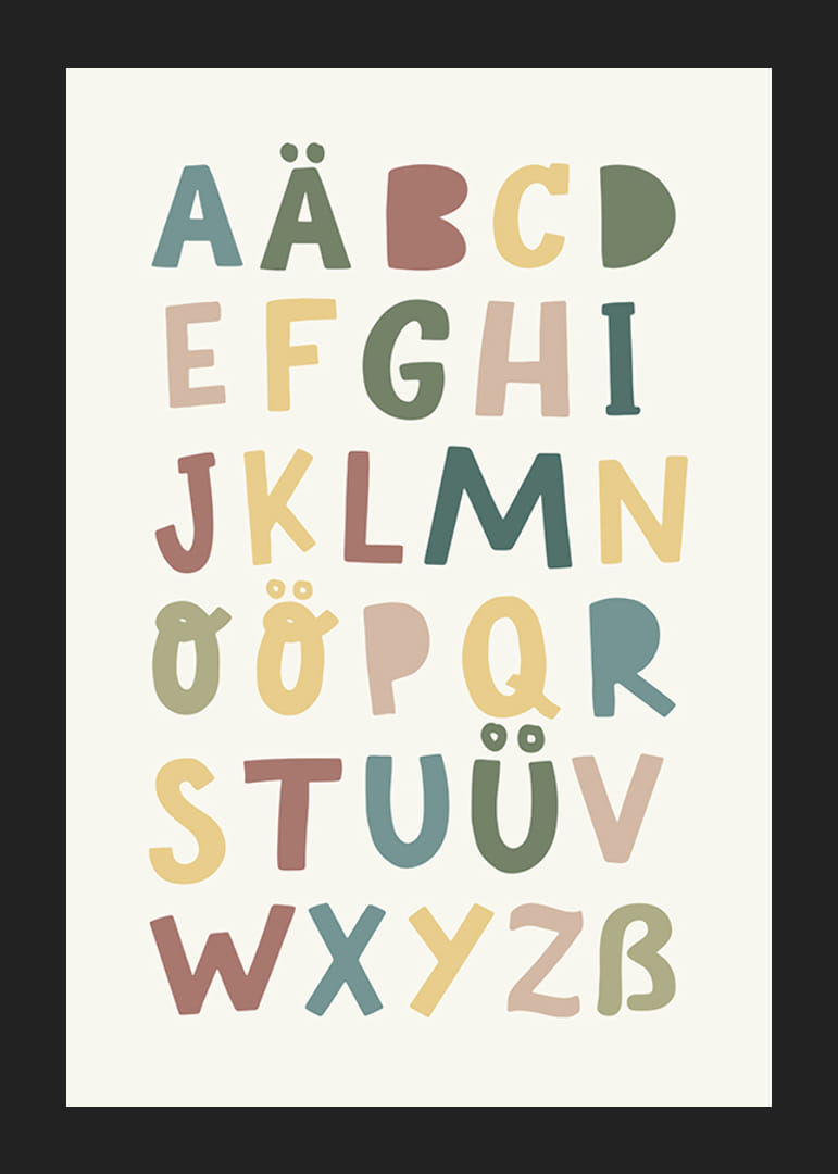 Alphabet Poster für Kinder-12