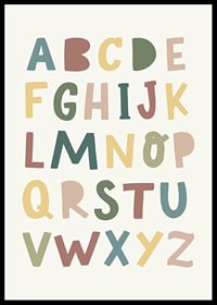 Alphabet poster for children-6
