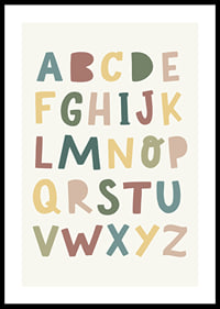 Alphabet poster for children-0
