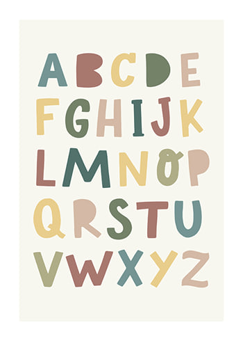 Plakatas Kids Alphabet