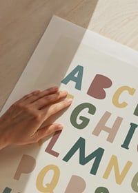 Alfabet plakat for børn-9