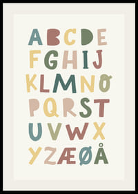 Alfabet plakat for barn-2
