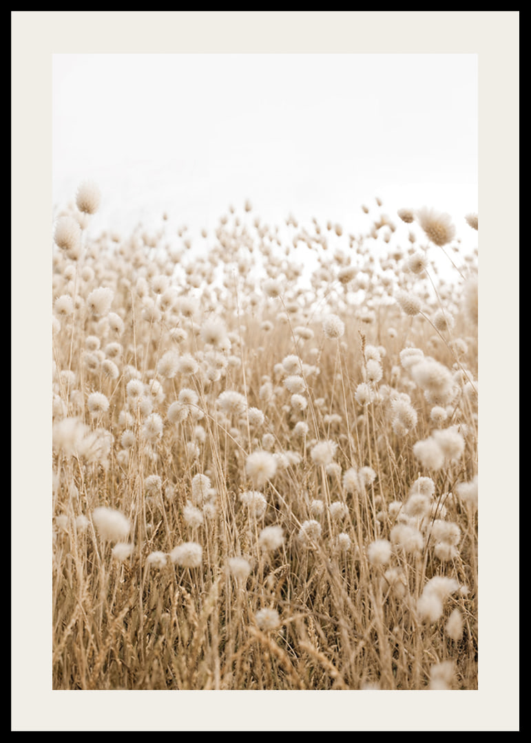 Poster with an image of a rolling field in earthy tones-12