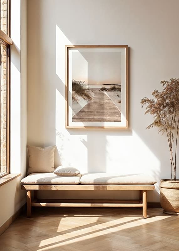 Poster Sunset Dune Pathway crossfade