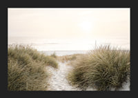 Poster with a photograph of rolling dunes by the sea-5
