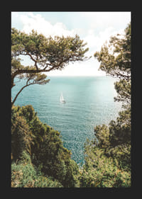 Poster with a photograph of a beautiful view of the Mediterranean sea-5