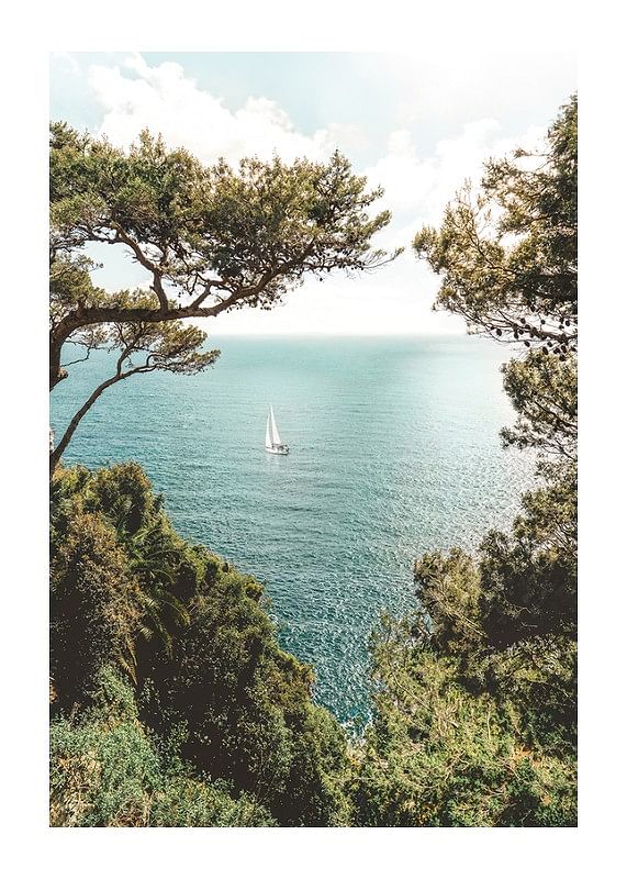Poster cu o fotografie cu o priveliște frumoasă a Mării Mediterane-12
