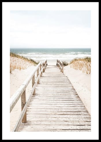 Poster Oceanfront Pathway
