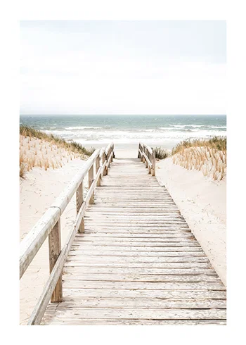 Poster Oceanfront Pathway