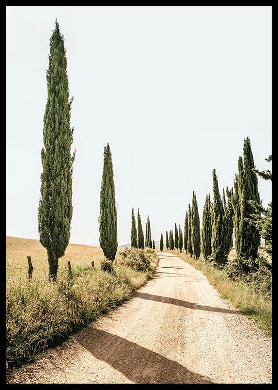 Poster cu o fotografie a unei idile toscane-12
