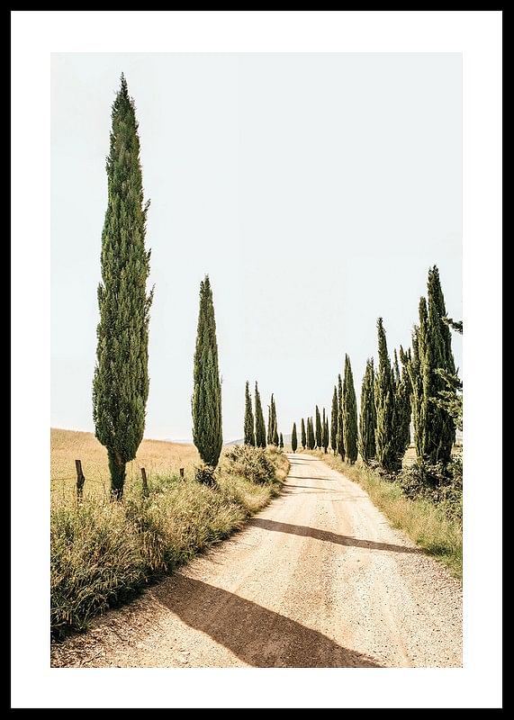 Poster cu o fotografie a unei idile toscane-12