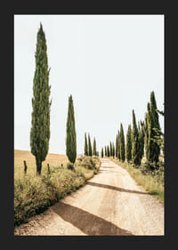 Poster with a photograph of a Tuscan idyll-5