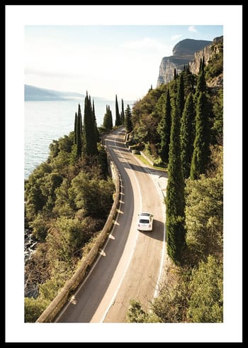 Poster Coastal Lakeside Drive