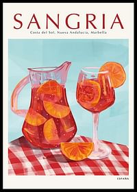 Plagát s ilustráciou Sangrie-0